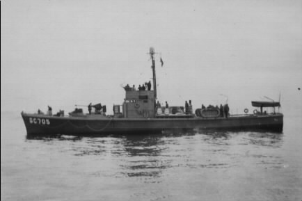 SC-705 in the North Atlantic, Aug. 1945